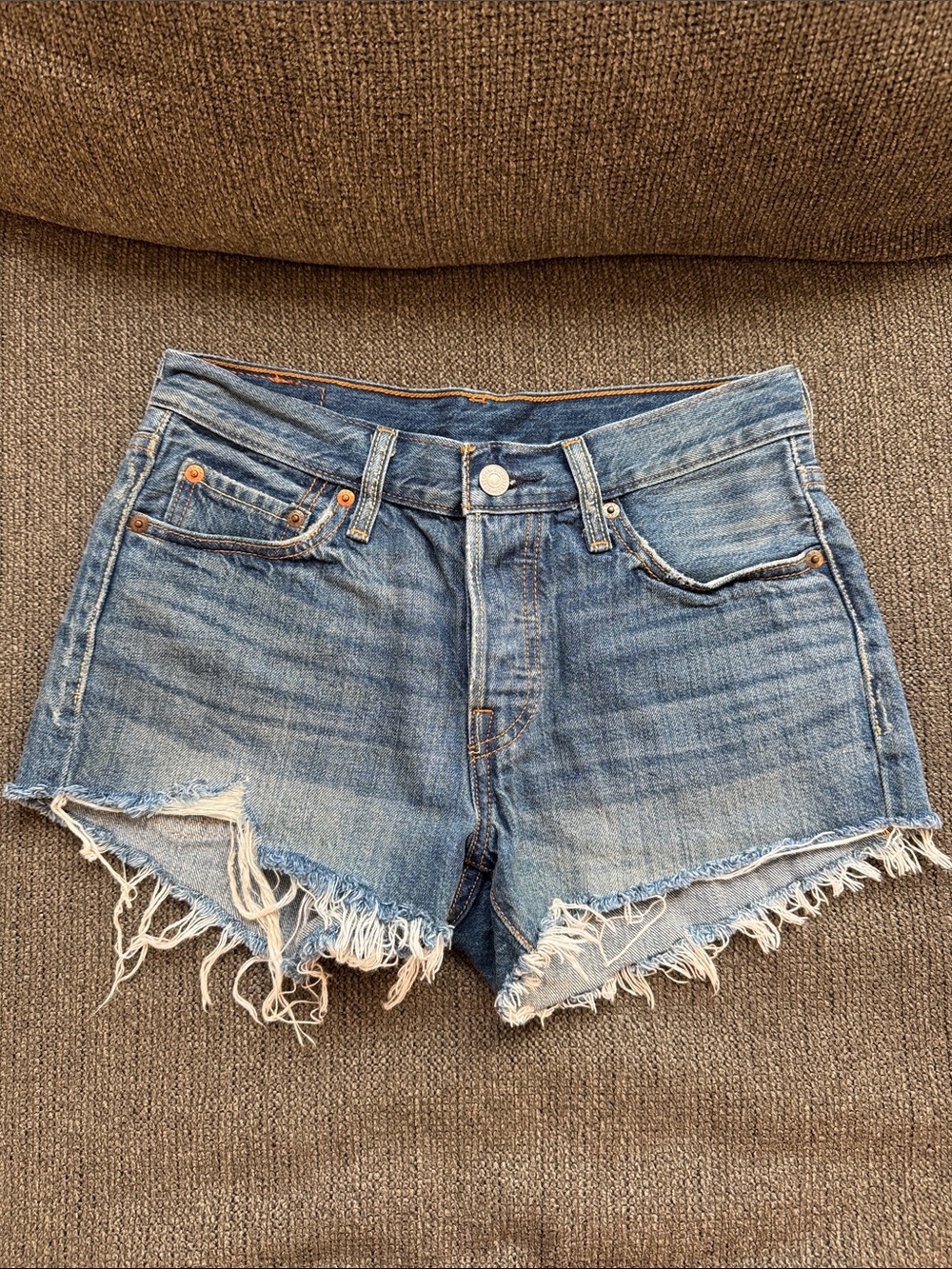 Original Fit High Waist Levi’s 501 Cutoff Shorts